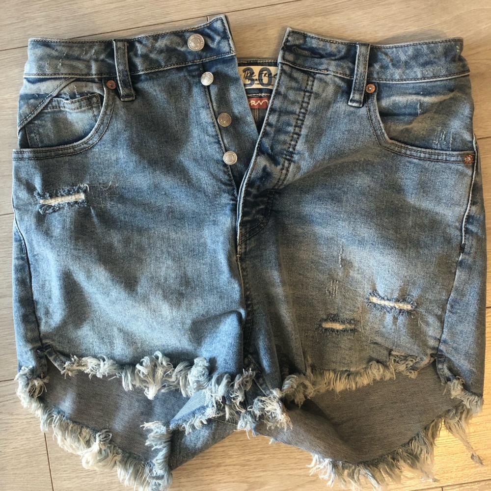 High waisted we the free Jean shorts